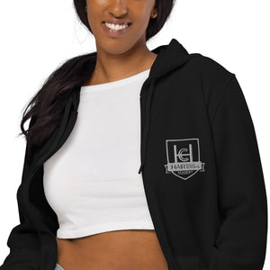 Open image in slideshow, HCC Academy Embroidered Logo Unisex basic zip hoodie
